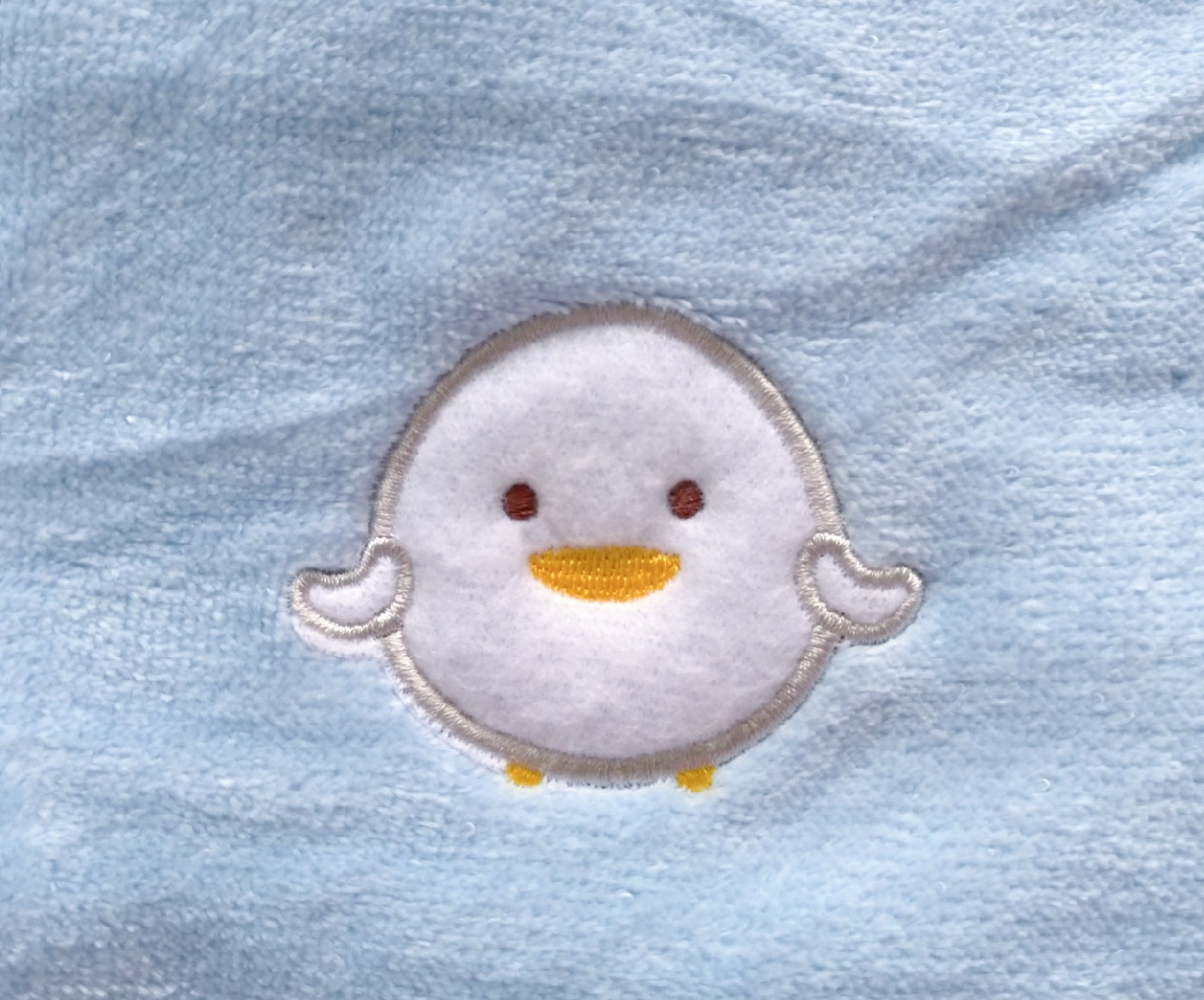 動物絨棉刺繡浴巾