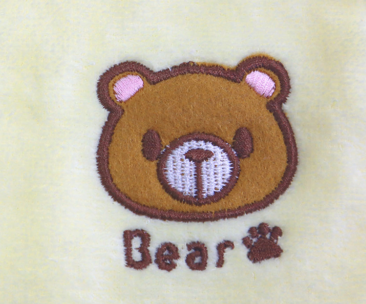 動物絨棉刺繡圍兜